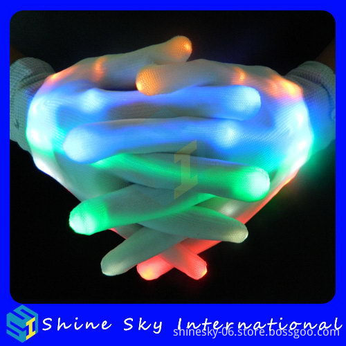 Economic Stylish Flashing Color Change Led Gloves Lights